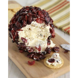 Cranberry Pecan and White Cheddar Cheeseball