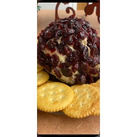 Cranberry Pecan and White Cheddar Cheeseball